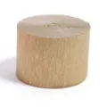 Gold crepe paper roll for flower wrapping, DIY crafts, and gift packaging decoration. - Ribbon 25m Long 4.5cm Wide / Gold