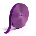 Lila Samtband Rolle, einseitiges Textilband für Geschenke, Verpackung, DIY und Handwerk. - Lila