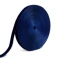 Dunkelblaue einseitige Samtbandrolle für Geschenkverpackung, DIY-Haarspangen und Textilzubehör. - Marineblau