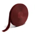 Dunkelrote einseitige Samtband Rolle für Geschenkeverpackung DIY Haarschmuck und Textilzubehör. - Dunkelbraun