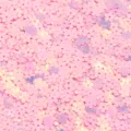 Pink iridescent flower sequins with holes for DIY nail art, resin crafts, and slime decor. - 30g/Pack / Shimmering Pink Small Flower