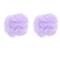 Purple chiffon organza camellia flower DIY hair clips accessories for handmade crafts - 5.50cm / Organza Purple
