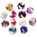 Fiori in tessuto colorati 3-colori da 2.5cm fatti a mano accessori capelli e abbigliamento - 2.5cm / Multicolore
