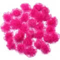 Accessoires de fleurs d'oeillet DIY en organza rose pour pinces a cheveux, vetements et sacs. - Rose rouge