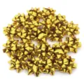 Gold metallic pull bows for gift wrapping, Christmas party and birthday decor, 100pcs set. - 5cm / 20 Pieces/Pack / Gold