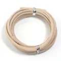 Beige leather cord 3mm for handmade DIY jewelry bracelets necklaces and clothing accessories - 3mm, 5 Yards/Pack / Beige