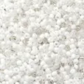 Cream mist iridescent glass seed beads variant, perfect for handmade bracelets and crafts. - 40g/Pack / Mixed White Series