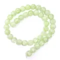 Variante di perline in quarzo craquelé verde chiaro per bracciali collane fatti a mano accessori - Verde chiaro