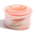 Pink iridescent wavy fishtail yarn ribbon for bouquet gift wrapping and party decoration details. - Champagne