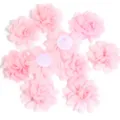 Roze chiffon stoffen anjer bloem diy handgemaakte haarclip accessoire materiaal variant - Lichtroze Bloemen