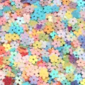 Colorful PVC flower sequins for DIY crafts, nail art, and resin filling, vibrant bulk pack. - 30g/Pack / Mixed Flower