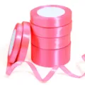 Dettagli in nastro di raso rosa per confezioni regalo, decorazioni nuziali e progetti fai da te. - 1 cm 25 iarde/rotolo / rosa scuro