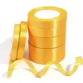 Rotolo di nastro di raso giallo per confezioni regalo, decorazioni nuziali e fai da te. - Giallo Oro