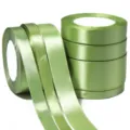 Nastro in raso verde per confezioni regalo, decorazioni nuziali e progetti fai da te. - Verde erba
