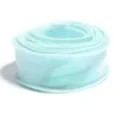 Light blue organza ribbon roll for gift wrapping, bouquet packaging and party decoration - Light Blue
