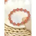 Collana di perle in pietra naturale colorata da donna, elegante gioiello da spiaggia per vacanze. - Bracciale / 17+3cm / Patchwork Rosa/Verde