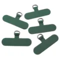 Oxford cloth mobile phone lanyard fixed gasket patch for phone case connection, 5pcs green - Dark Green