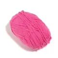 Close-up detail of bright pink milk cotton yarn ball, soft texture for DIY knitting and crafts. - Wire Diameter 2.5mm / Peach Pink