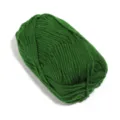Detailed view of 5-ply green milk cotton yarn ball, perfect for knitting and DIY crafts. - Wire Diameter 2.5mm / Green