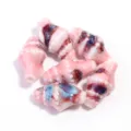 Ceramic conch shell beads kiln glaze DIY handmade bracelet necklace jewelry making parts - Length 20mm Width 11mm Hole 2mm / Pink Marbled