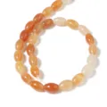 Natürliche goldene Seide Jade ovale Edelstein Perlen Schnur für DIY Schmuck Zubehör. - Perlen-Stil