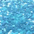 Blue snowflake PVC sequins close-up, non-hole glitter for nail art, DIY crafts and clothing accessories. - 30g/Pack / Plated Colorful Blue Snowflakes