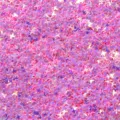 Holeless PVC star sequins for nail art and DIY crafts. Vibrant purple sparkle detail. - 30g/Pack / Glitter Rose Red Four-Pointed Stars