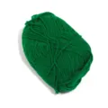 Green 5-ply milk cotton yarn ball for DIY hand knitting, crochet projects, sweaters and crafts. - Wire Diameter 2.5mm / Christmas Green