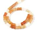 Natürliche Jade Kürbis geformte lose Perlen Schnur für DIY Schmuck Zubehör Handwerk liefert. - Gemischter Bambusknoten Stil