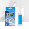 Toilet bowl cleaner gel with dispenser fresh fragrance long lasting toilet cleaning stamp tool set - Box Packaging / Blue