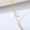 Detailansicht der vergoldeten edelstahl DIY kette mit präzisen abmessungen und glanz. - 6.5x2.8mm Strukturierte Kette (16) / 1 Meter/Packung