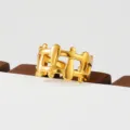 Gold Stainless Steel Geometric Ring Minimalist Open Stackable Hand Jewelry Variant - Geometric Hollow Multi-Link Style(341)