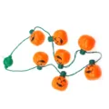 Halloween LED Kürbis Lichterkette leuchtende Halskette Party Deko Requisiten gruselige Beleuchtung - Kürbis Halskette mit Mehreren Lichtern