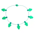 Weihnachtsbaum LED leuchtende Halskette Party dekorative Lichterkette Anhänger Deko - Grüner Weihnachtsbaum Stil