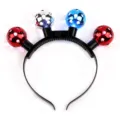 LED light up headband with flashing disco balls, perfect for party, festival and holiday events. - Multicolor Disco Ball Headband