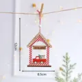 Natale legno appendiabiti casa ornamento festivo festa decorazione domestica oggetti 12cm - Pickup Albero Regalo