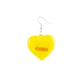 Gelbe Herz Anhänger Ohrringe Modeschmuck süße Valentinstag Geschenk Damen Accessoires Stil - LED Leuchtendes Herz / Gelb