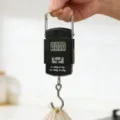 Portable digital hanging scale for luggage and kitchen, high precision pocket luggage scale. - Default