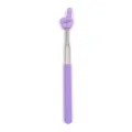 Stainless steel telescopic pointer stick for kids reading, purple teacher pointer rod classroom. - Purple