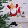 Kerst kabouter pluche hangend ornament voor vakantie boom decoratie schattig feestelijk - Kabouter met Lange Benen