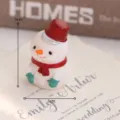 Süßer Harz Schneemann Figur Weihnachtsbaum Hängeornament Desktop Dekoration Geschenk - Weihnachts-Schneemann