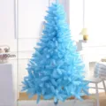 Blauwe kunstkerstboom 150 cm voor feestelijke binnenhuisdecoratie en gezelligheid. - 150cm Groene Boom / Meerblauw