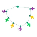 Mardi Gras LED light necklace 7-light festival party glowing decorative string accessories - 7 LED Phoenix Tail Necklace