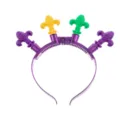 Purple Base Fleur-de-lis Headband