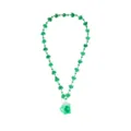 Collar luminoso de trébol verde de San Patricio para accesorios de fiesta infantil - Estilo Jarra de Cerveza Trébol / Verde