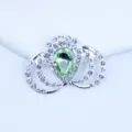 DIY legering strass kroon druppel bedel telefoonhoesje decoratie accessoires 1st - Lichtgroen