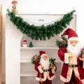 Ghirlanda di Natale artificiale 150cm per decorazione festiva della casa e delle feste. - Ghirlanda Luna / 150cm / Verde