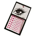 DIY gezicht strass stickers roze acryl kristal edelstenen voor oogmake-up en voorhoofd - ET-03-7