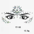 Face rhinestone sticker crystal diamond temporary tattoo makeup party festival body art decor - YT-50