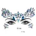 Face rhinestone stickers sparkly crystal eye jewels festival makeup body gems 17.5g new - YT-54